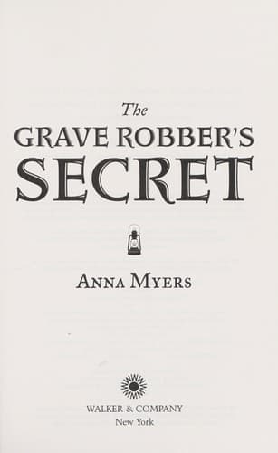 Tapa de The grave robber's secret