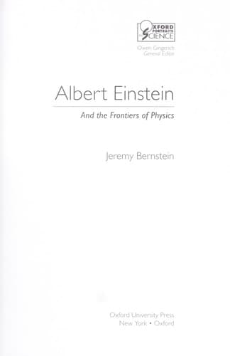 Tapa de Albert Einstein