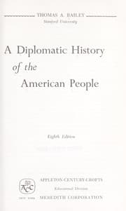 Tapa de A diplomatic history of the American people