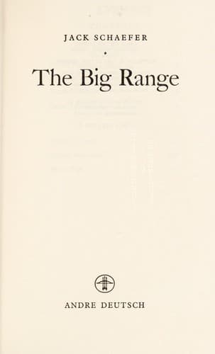 Tapa de The big range