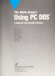 Tapa de The Waite Group's using PC DOS