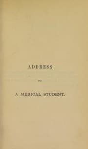 Tapa de Address to a medical student