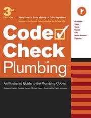 Tapa de Code Check Plumbing Third Edition: An Illustrated Guide to the Plumbing Codes (Code Check : Plumbing)