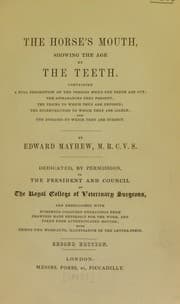 Tapa de The horse's mouth, showing the age by the teeth