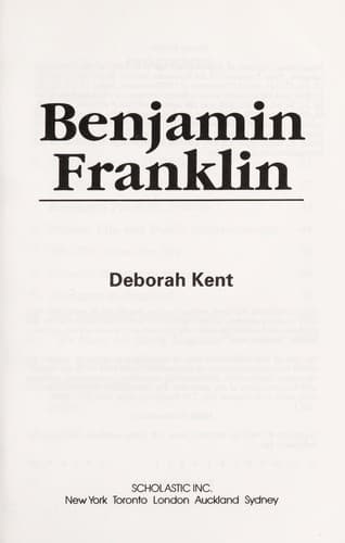 Tapa de Benjamin Franklin