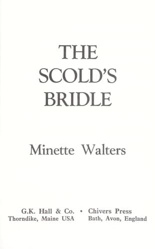 Tapa de The scold's bridle
