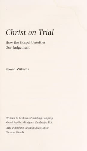Tapa de Christ on trial