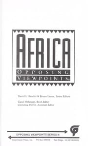 Tapa de Africa, opposing viewpoints
