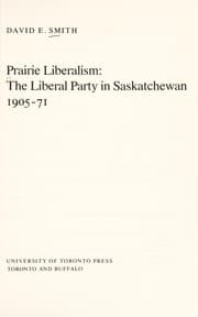 Tapa de Prairie liberalism