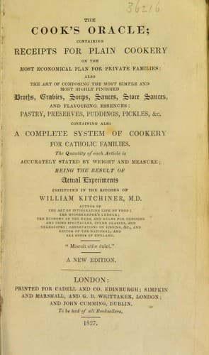 Tapa de The cook's oracle