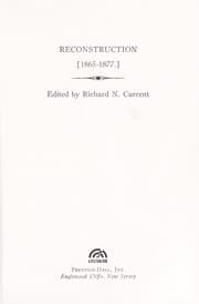 Tapa de Reconstruction, 1865-1877