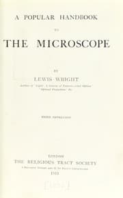 Tapa de A popular handbook to the microscope