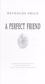 Tapa de A perfect friend