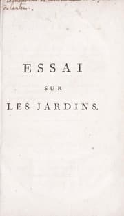 Tapa de Essai sur les jardins