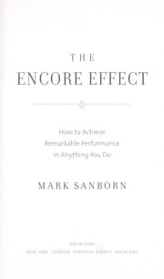 Tapa de The encore effect