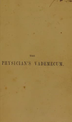 Tapa de Physician's vademecum