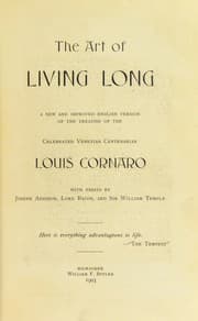 Tapa de The art of living long