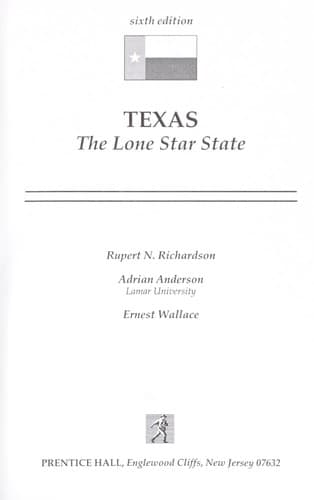 Tapa de Texas, the Lone Star State