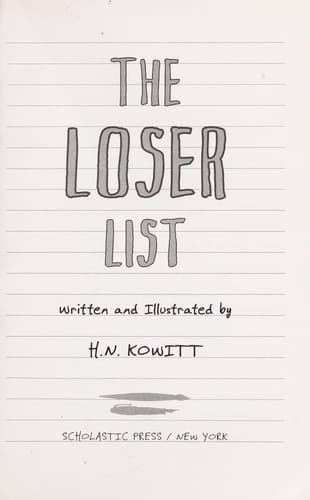 Tapa de The loser list