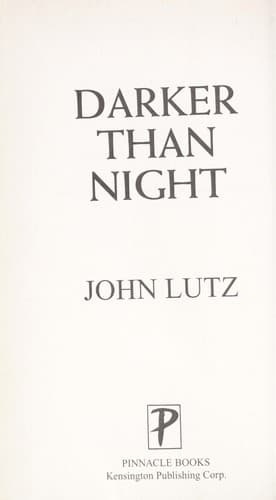 Tapa de Darker than night