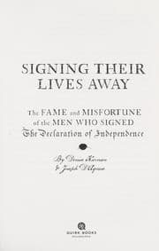 Tapa de Signing their lives away