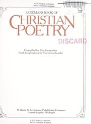 Tapa de Eerdmans' book of Christian poetry