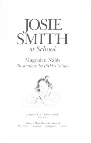 Tapa de Josie Smith at school