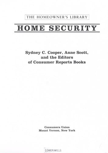 Tapa de Home security