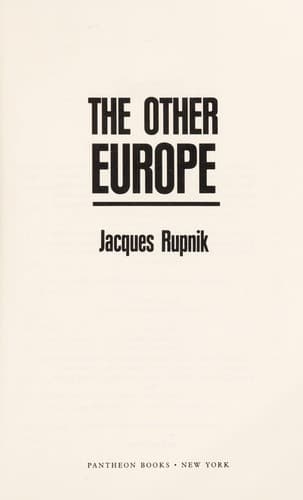 Tapa de The other Europe