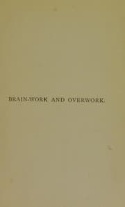 Tapa de Brain-work and overwork