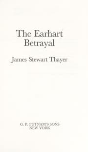 Tapa de The Earhart betrayal