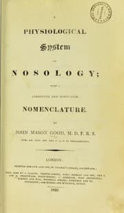Tapa de A physiological system of nosology