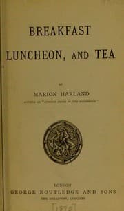 Tapa de Breakfast, luncheon, and tea