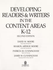 Tapa de Developing readers & writers in the content areas, K-12
