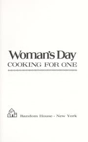 Tapa de Woman's day cooking for one