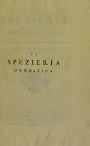 Tapa de La spezieria domestica
