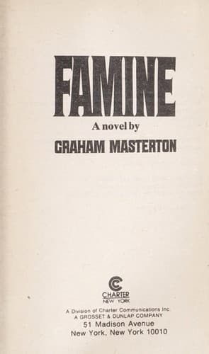Tapa de Famine
