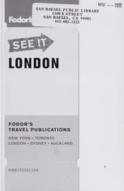Tapa de Fodor's see it London