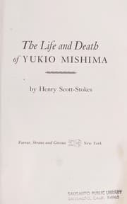 Tapa de The life and death of Yukio Mishima