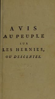 Tapa de Avis au peuple sur les hernies