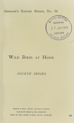 Tapa de Wild birds at home