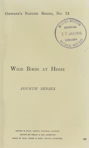 Tapa de Wild birds at home
