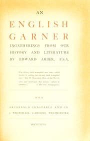 Tapa de English garner