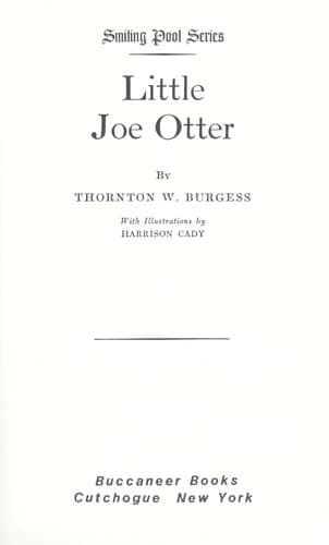 Tapa de Little Joe Otter