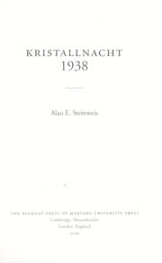 Tapa de Kristallnacht 1938