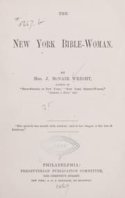 Tapa de The New York Bible-woman