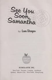 Tapa de See you soon, Samantha