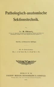 Tapa de Pathologisch-anatomische Sektionstechnik