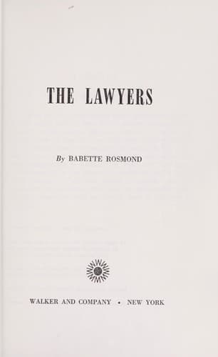 Tapa de The lawyers