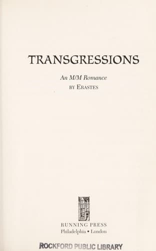 Tapa de Transgressions